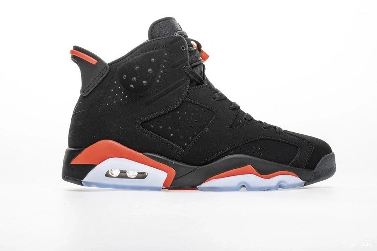Retro 384664-060 Jordan 6 Infrared Air Black 0914